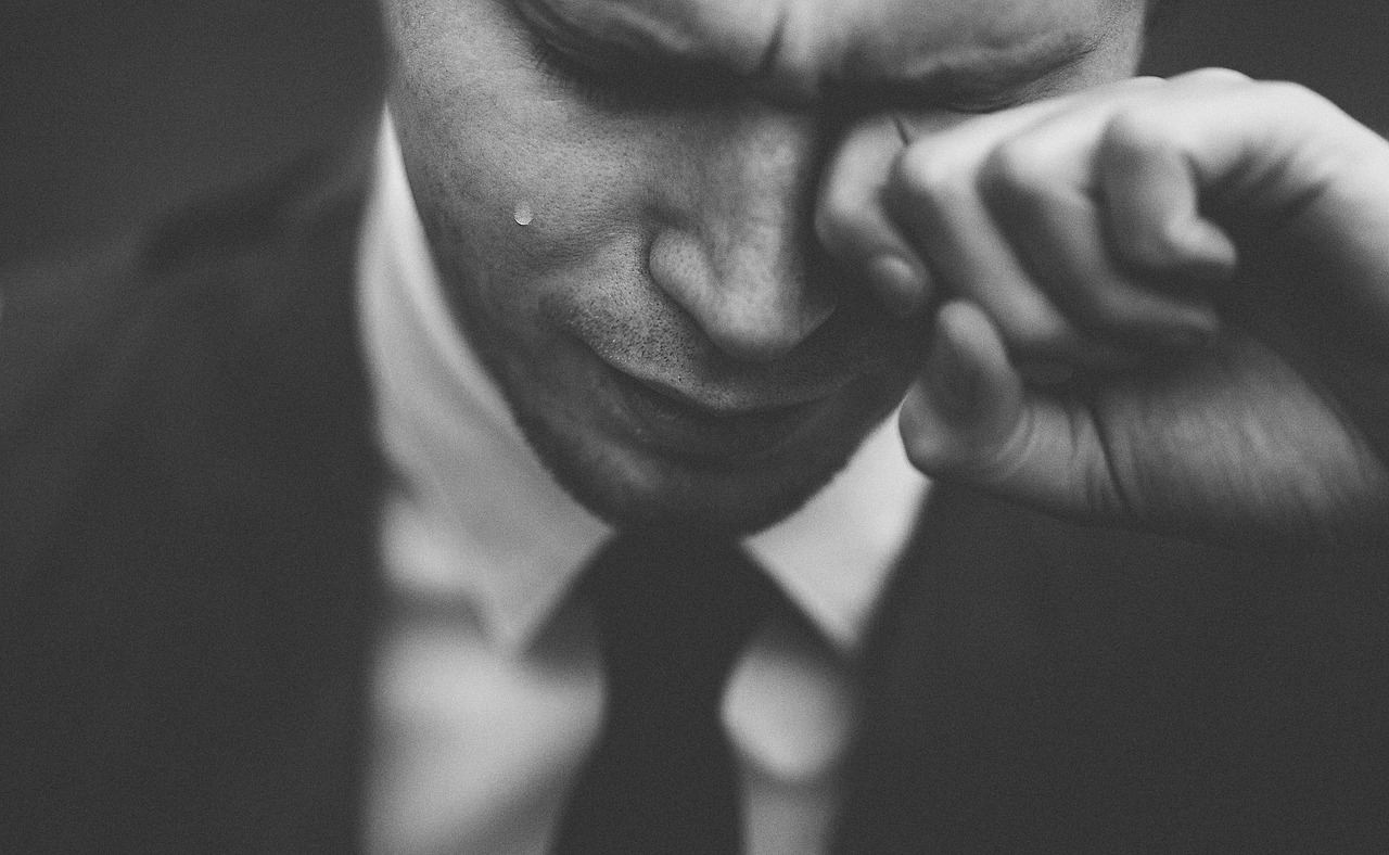 People Man Guy Cry Tears Groom  - StockSnap / Pixabay